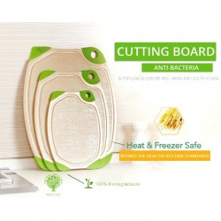 Rice Husk Cutting Board Dual