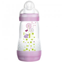 MAM Anti-Colic Baby Bottle 260ml Single Loose Pack (Purple)