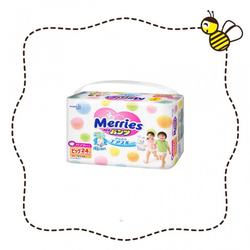 Merries Pants Size XL (24 pieces / pack) | Diapers
