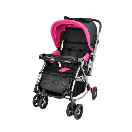 purple urbini stroller